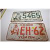Image 1 : 1974 & 1979 Yukon License Plate