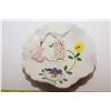 Image 1 : Capodimonte Porcelain Baby Plate (Not Verified)