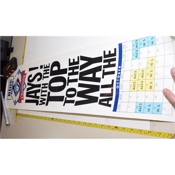 1992 Toronto Blue Jay Calendar
