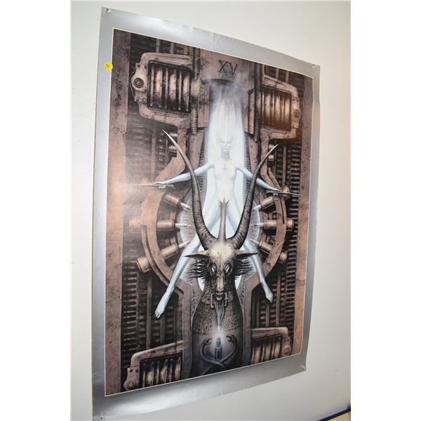 H.R. Giger 1975 “Tree of Life” Poster