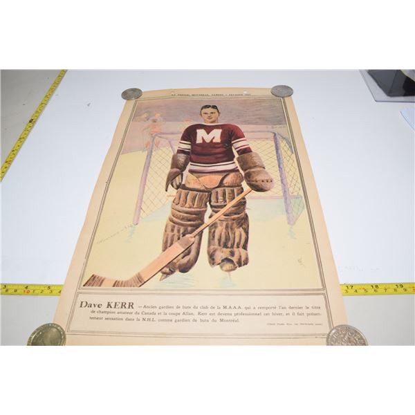 1931 Montreal Maroons Hockey Poster