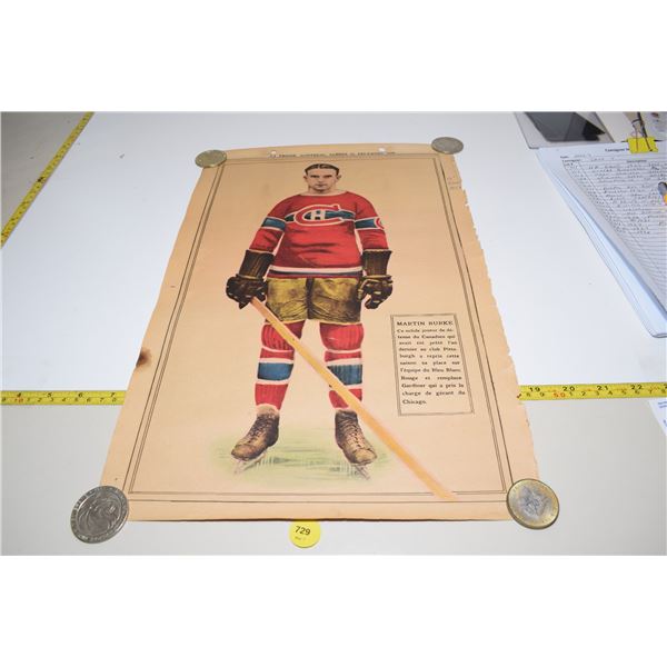 1928 Montreal Canadiens Hockey Poster