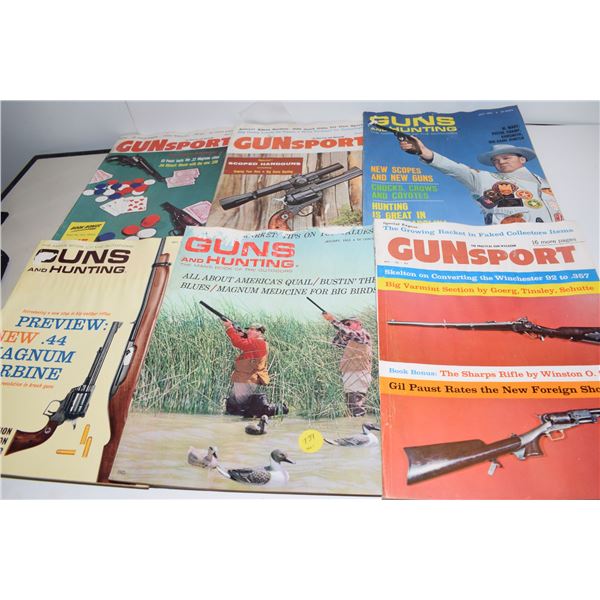 (6) Guns and Rifle Magazines