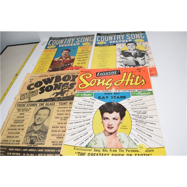 Country Music Magazines (one has loose cover)