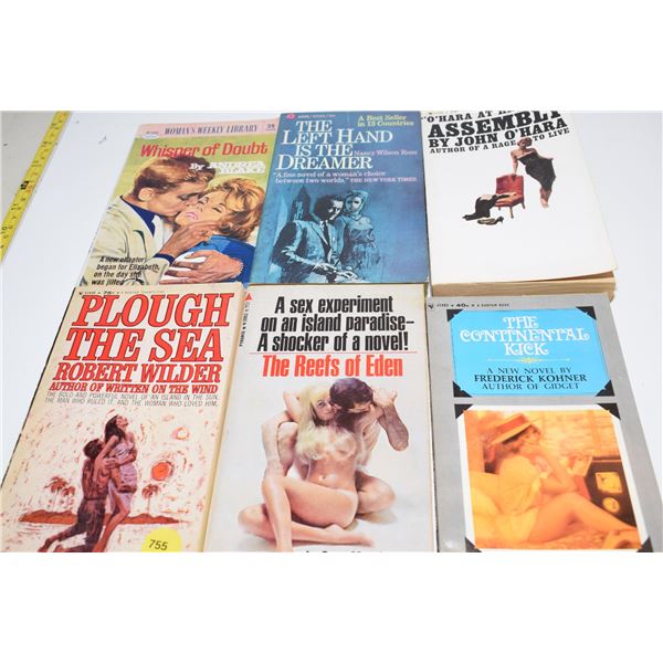(6) Vintage Risque Paperbacks