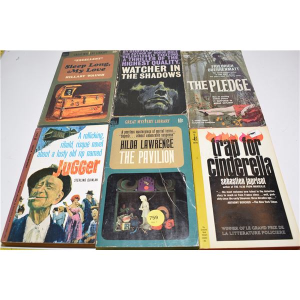 (6) Vintage Risque Paperbacks