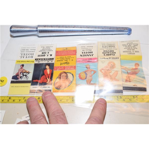 Vintage Pin-Up Matchbook Covers