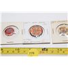 Image 1 : (3) Antique Advertising Pinbacks