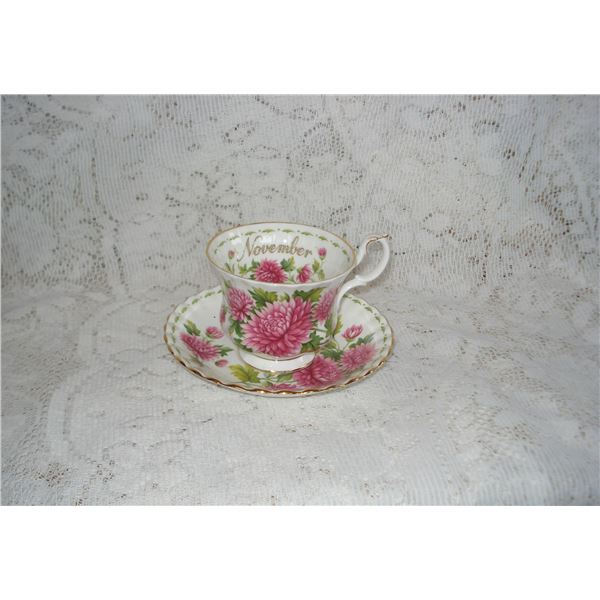 Royal Albert Novemebr Teacup