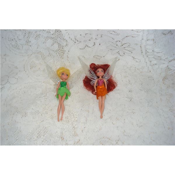 Pair Very Collectible Tinkerbell Dolls