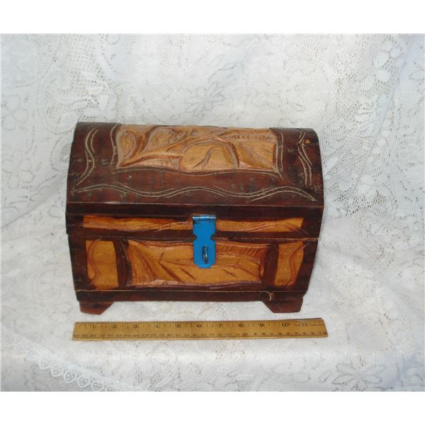 Old Hand Carved Chest