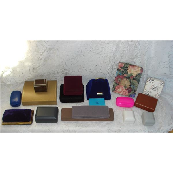 Lot Of Vintage And Modern Display Boxes
