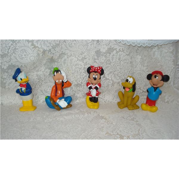 Lot Of 5 Disney Characters  5.5-6" Tall