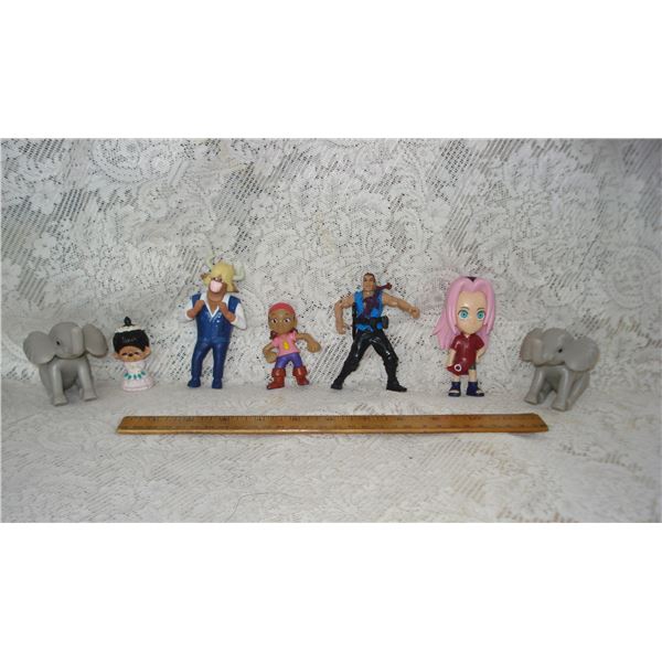 Pair Very Collectible Playmobile Wiltopia Elephants Plus Darius, Chhap Mei Pirate  Kiki Monchhichi 1