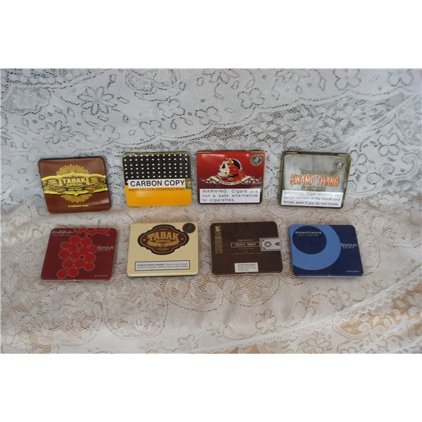 8 Tobacco Tins