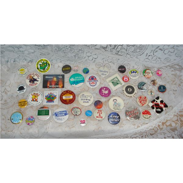Assorted Pinbacks