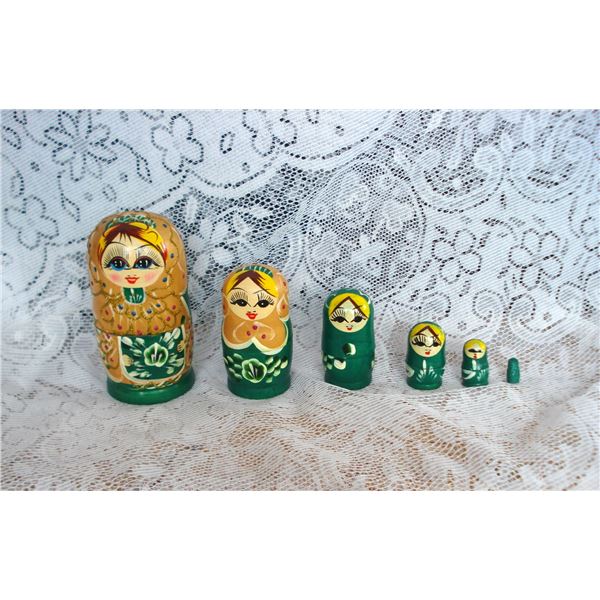Set Of Six Nesting Dolls