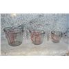 Image 2 : 3 Sizes Fireking/Anchor Hocking Measuring Cups
