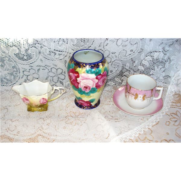 Antique Vase  Unable To Read Makers Mark On Inside   Art Nouveau Creamer   Teacup