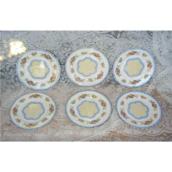 6 Royal Albert Plates    Prudence