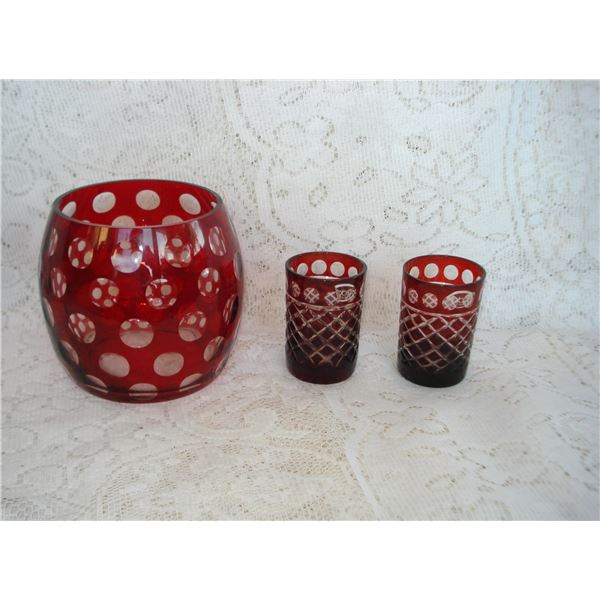 Variations Of Coindot Glassware