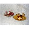 Image 2 : 4 Demitasse Size Teacups  Assorted Manufacturers