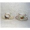 Image 3 : 4 Demitasse Size Teacups  Assorted Manufacturers