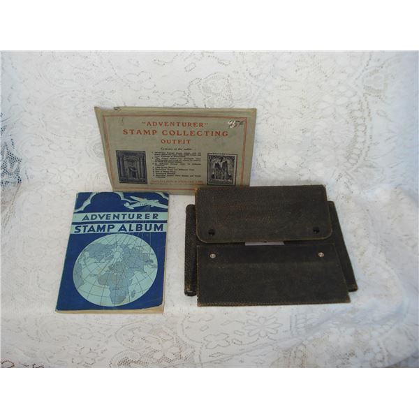 Vintage Stamp Album  over 400 Stamps