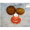Image 2 : Assorted Glassware  Teacups  Basket Etc