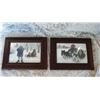 Image 1 : Pair Of Framed Winter Scenes