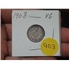 Image 1 : 1908 Canada Silver 10 Cents.