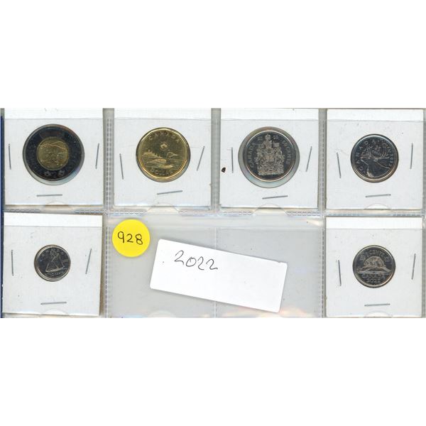 2022 Canada Proof Like Uncirculated Coin Set.