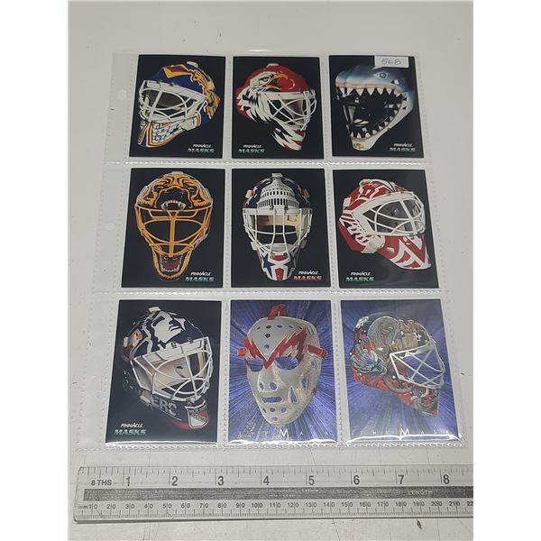 NHL Goalie Masks Cards