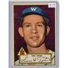 Image 1 : TOPPS 1952 Tom Upton Infield Washington Senators