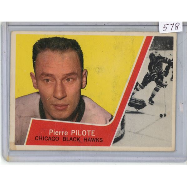 TOPPS 1963-64 Pierre Pilot Black Hawks