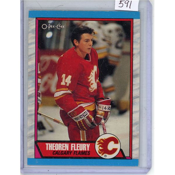 O.P.C. 1989-90 Theo Fleury "Rookie" Whalers