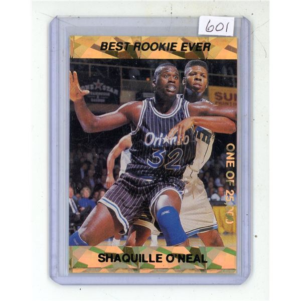 Shaquille O'Neal Best Rookie Ever Promo Card Limited Edition Rookie