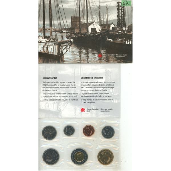 Canada 2002 Uncirculated Year Set  "Low Mintage"