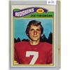 Image 1 : TOPPS Joe Thiesman 1977 NFL Redskins