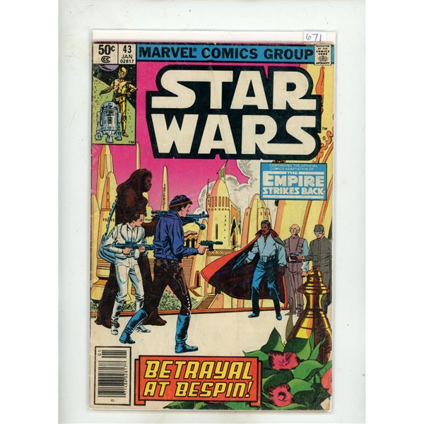Marvel Star Wars Vol.1 #43 YR 1981 New Stand Edition