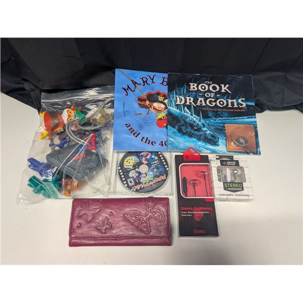 Children's Lot (Toys, headphones, SpongeBob Game, and etc.)