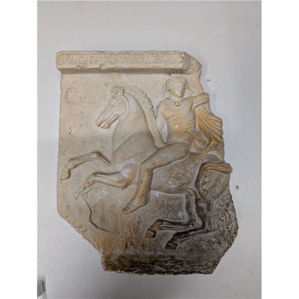 Stamped Museum Copy Handmade in Greece Stone Art Work