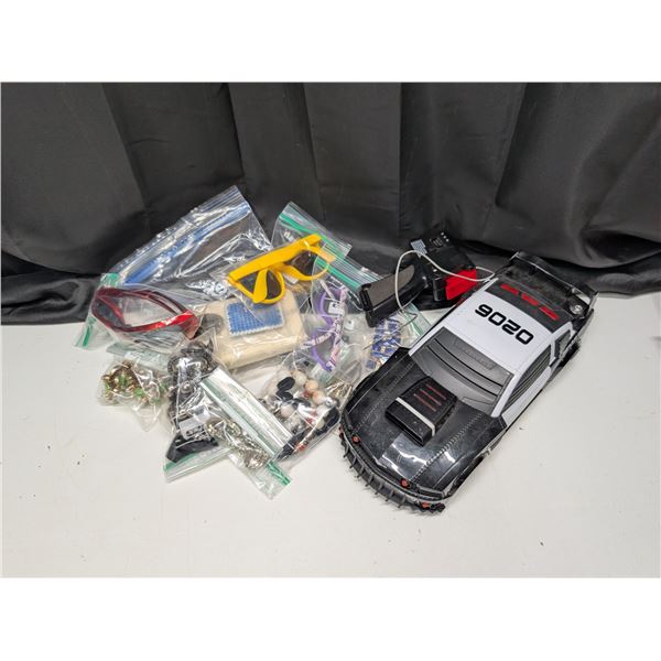 Misc. Lot As Shown (Jewelry, Sun Glasses, RC car