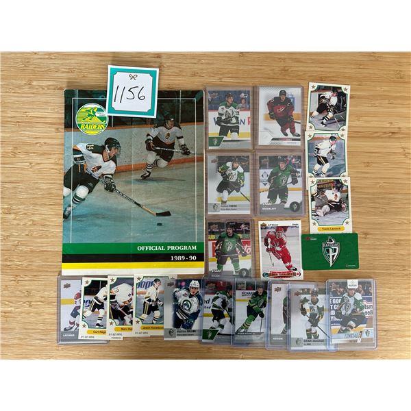 1989 Raider program and variety of Raider cards