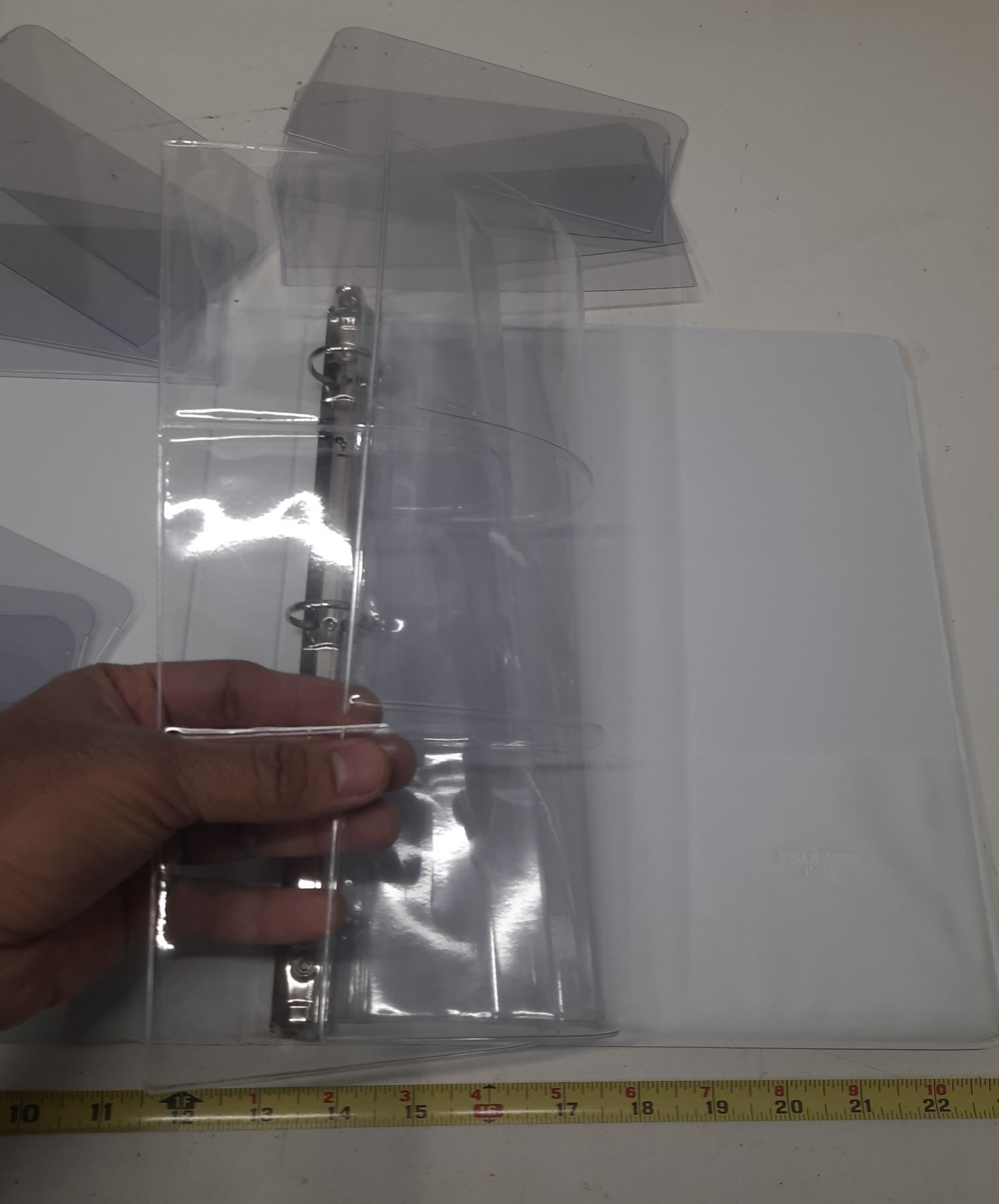 File Folder with 2 Empty Currency Note Sheets & (12) Plastic Currency ...
