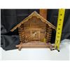 Image 2 : Vintage Cabin Design Clock (Not Tested, needs Battery)