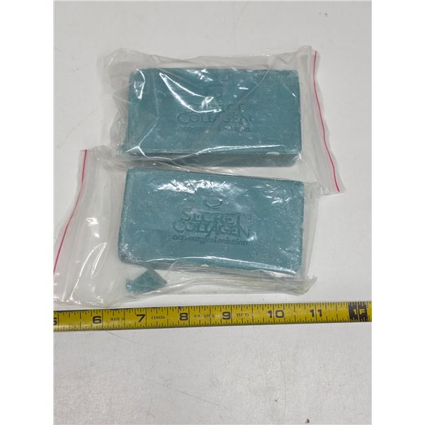 2 secret collagen bars of soap
