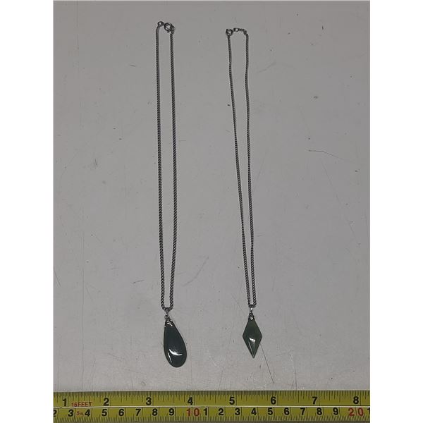 (2) Jade Necklace.