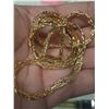 Image 4 : Gold Necklace. (Weight - 22.5g) - Marked 14 KT.- unverified