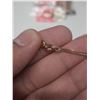 Image 5 : Gold Necklace. (Weight - 3.3g) - Marked 10 KT.- unverified